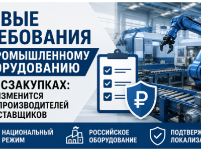 Новые требования к промышленному оборудованию в госзакупках: что изменится для производителей и поставщиков