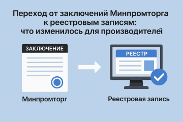Переход от заключений Минпромторга к реестровым записям: что изменилось для производителей