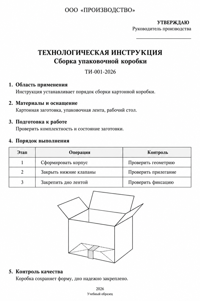 Образец ти