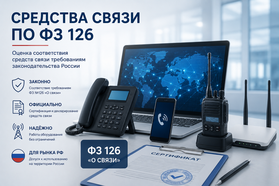 Декларация соответствия 126-ФЗ для средств связи