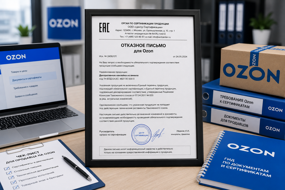 Ozon отказное письмо