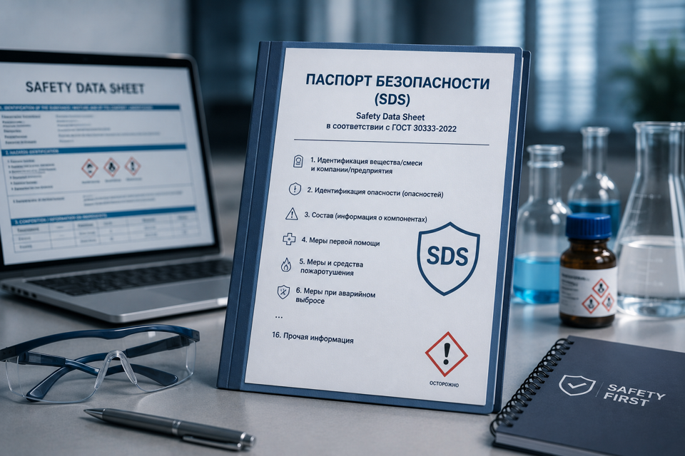 Паспорт безопасности SDS для химической продукции