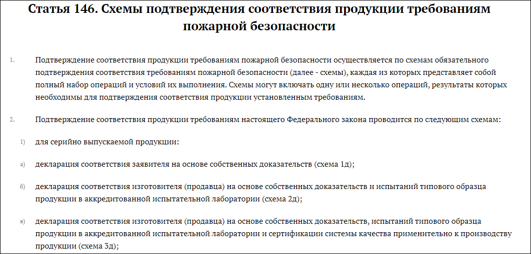 Пожарные сертификаты на строительные материалы