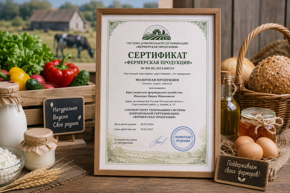 Сертификат фермерская продукция: как получить в России